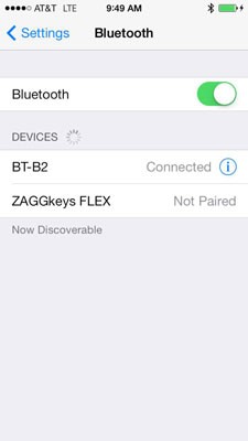 Connect Bluetooth on your iPhone