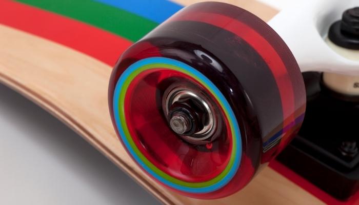 60mm x 44mm Cruiser Wheels Fit Longboard Plastic Board Skateboard Clear Smk 
