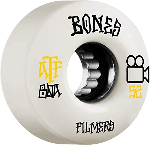 best Bones Wheels Filmers ATF 80A Skateboard Wheels for rough roads